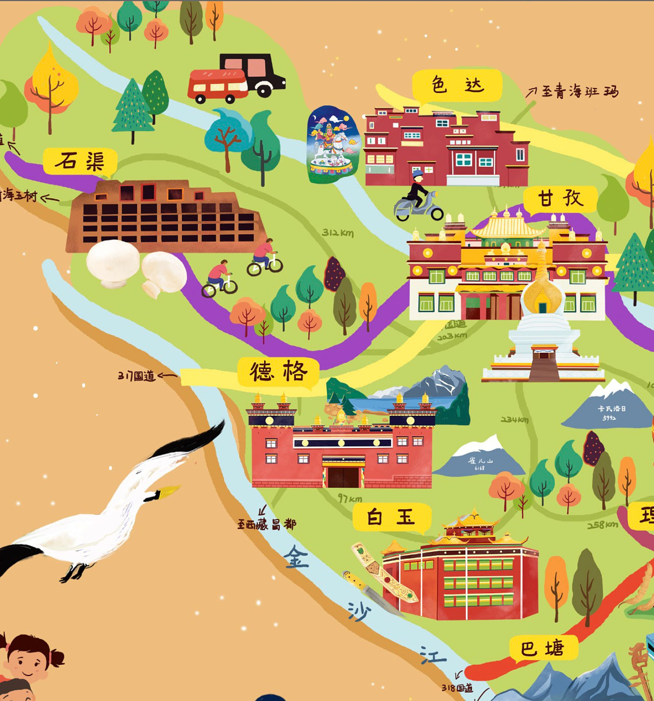 塘厦镇手绘地图景区的文化宝库